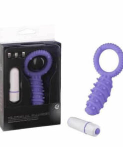 Clitoral Banger Spikes Premium Cockring With Bullet