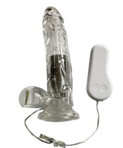 Crystal lover jelly dildo with suction cup