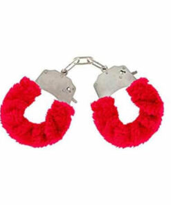 Couple Sex Toys-Fetish Fantasy Beginner’s Furry Cuffs in Red