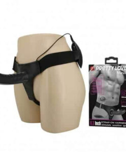Pretty Love 7.2 Inches Strap on dildo vibrator for men