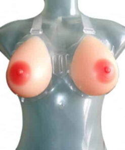 Silicone Breast 550 gms pair with Transparent Bra