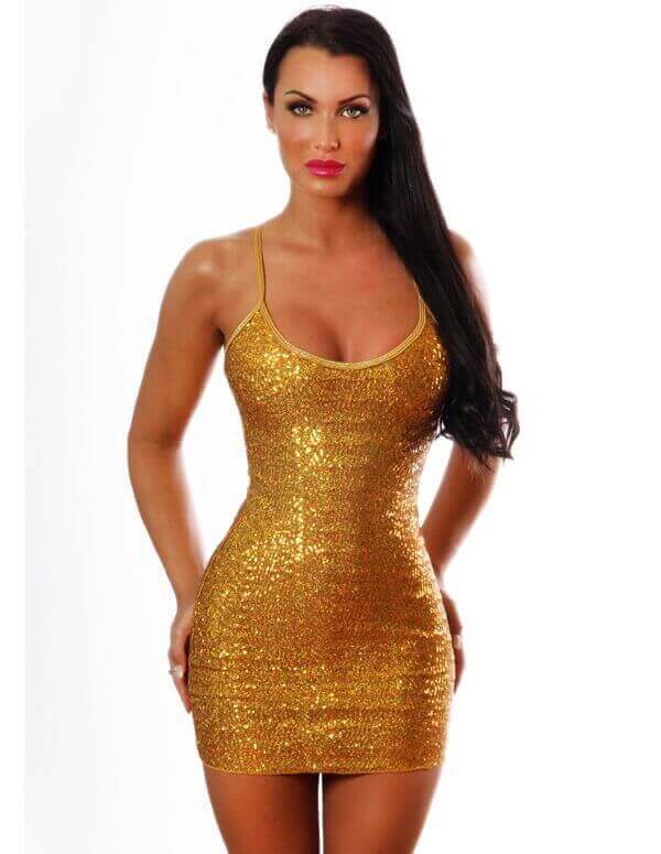 New Years Sexy Sequin Dress