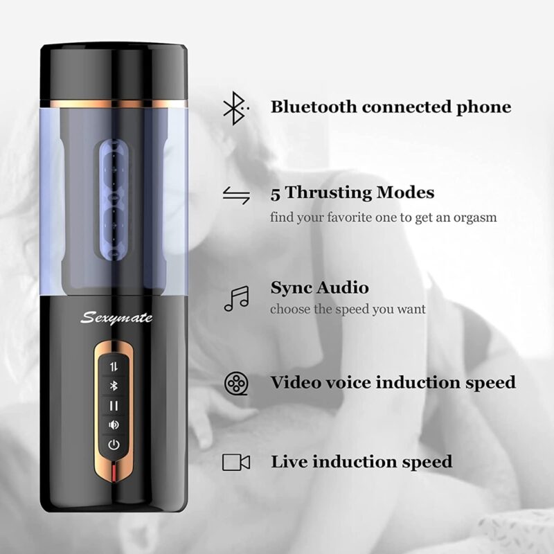 Bluetooth Thrusting Fleshlight - Male Masturbator