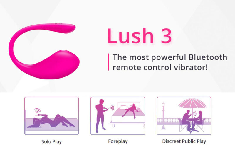 Lovense LUSH 3 Wireless App Control Vibrator
